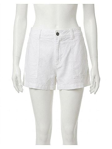 Bella Dahl Poppy Voyage Pocket Short in White (view 1)