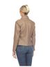 White Mark 100% Polyester Tan Faux Leather Jacket Size XL - photo 2