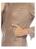 White Mark 100% Polyester Tan Faux Leather Jacket Size XL - photo 4