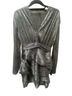 Maje Black Silver Cocktail Dress Size 2 - photo 1