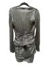 Maje Black Silver Cocktail Dress Size 2 - photo 2