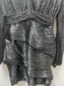 Maje Black Silver Cocktail Dress Size 2 - photo 8