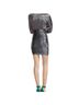 Maje Black Silver Cocktail Dress Size 2 - photo 7