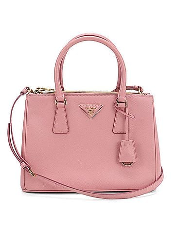 Prada PRADA tote bag, medium size, Galleria, women's, pink. (view 1)