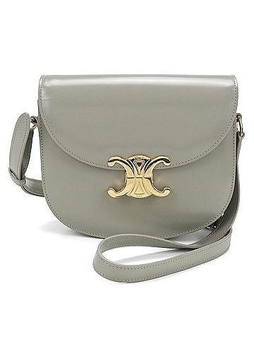 Céline CELINE Triomphe Crossbody Shoulder Bag for Women, Gray (view 1)