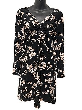 Abercrombie & Fitch Floral Ring Detail Mini Casual Dress (view 1)