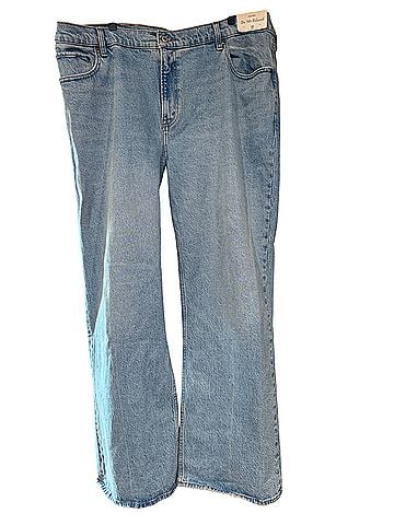 Abercrombie & Fitch The 90s Relaxed High Rise Long Jeans (view 1)