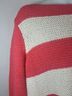 Chico's Stripes White Pink Pullover Sweater Size 16 - photo 6