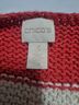 Chico's Stripes White Pink Pullover Sweater Size 16 - photo 3