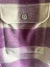 Saltwater LUXE Plaid Purple Tan Jacket Size XL - photo 4