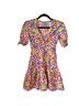 Sandro Floral Pink Yellow Casual Dress Size 2 - photo 1