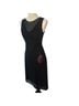 Ronen Chen 90% Viscose 10% Polyester 100% Polyester Black Pink Cocktail Dress Size 2 - photo 1