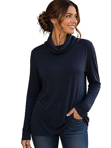 Three Dots Turtleneck Sweater (view 1)