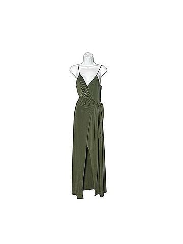 MISA Los Angeles Maxi Wrap Dress Casual Dress (view 1)