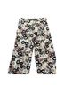 Magali Pascal 100% Linen Floral Paisley Black Multi Color Linen Pants Size L - photo 2