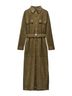 Zara 100% Microfiber Polyester Brown Green Casual Dress Size L - photo 7