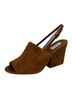 Max Mara 100% Suede Solid Tan Sandals Size 8 - photo 1