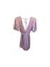 Blue Rain 100% Rayon Stripes Multi Color Romper Size XS - photo 2