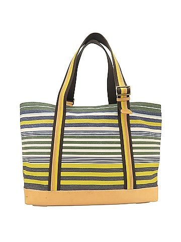 Coach Coach Tote Bag, Stripe, 71310, Canvas and Leather, Multicolor, Men's, COACH (view 1)