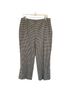 Lela Rose 100% Wool Checkered-gingham Black White Casual Pants Size 14 - photo 8