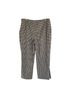 Lela Rose 100% Wool Checkered-gingham Black White Casual Pants Size 14 - photo 2