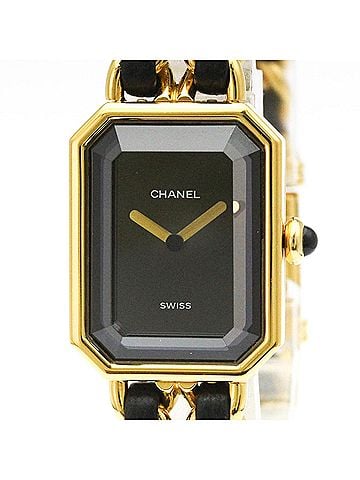 Chanel CHANEL Premiere Size L Gold Plated Quartz Ladies Watch H0001 BF583109 (view 1)