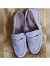 Cole Haan 100% Suede Tan Gray Flats Size 8 1/2 - photo 14