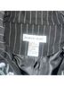 Newport News 60% Polyester 30% Rayon 5% Acrylic 5% Spandex 100% Polyester Stripes Black Blazer Size 12 - photo 3