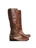 Cole Haan 100% Leather Solid Brown Gold Boots Size 8 1/2 - photo 1