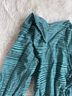 Ulla Johnson 100% Cotton Stripes Teal Long Sleeve Blouse Size 10 - photo 12