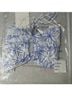 REVOLVE 100% Cotton Floral White Blue Halter Top Size S - photo 3