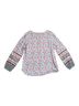Talbots 100% Rayon Stripes Multi Color Long Sleeve Blouse Size S - photo 2