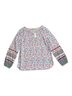 Talbots 100% Rayon Stripes Multi Color Long Sleeve Blouse Size S - photo 1