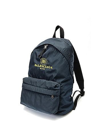 Balenciaga Balenciaga Explorer Backpack, Rucksack, Bag, 503221, Nylon, Navy (view 1)