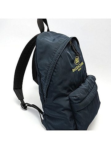Balenciaga Balenciaga Explorer Backpack, Rucksack, Bag, 503221, Nylon, Navy (view 2)