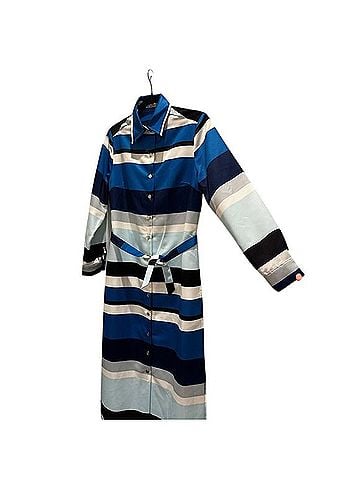 CK Bradley New York Monteith Caftan Button Down Casual Dress (view 2)