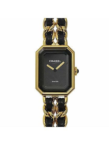 Chanel Chanel Premiere S size H6951 Current model Women's watch Black Gold Quartz Watch (view 1)