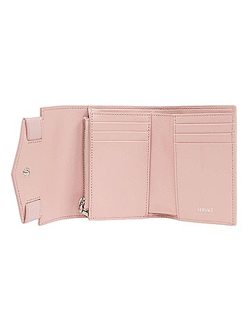 Versace Women's Medusa 95 Tri Fold Snap Wallet Card Holder (view 2)