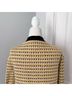 Maje 100% Cotton Tweed Yellow Black Cardigan Size S - photo 7