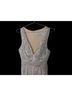 Mac Duggal 100% Polyester Tan Ivory Cocktail Dress Size 4 - photo 8