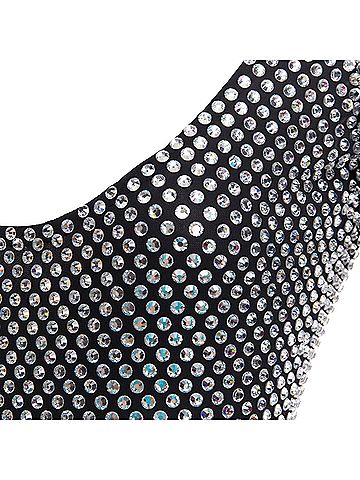 Alexandre Vauthier rare ALEXANDRE VAUTHIER COUTURE SS2021 Runway silver crystal scoop neck jumpsuit (view 2)