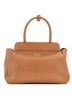 Prada 100% Leather Brown Frame Tote Soft Grain Leather Medium One size - photo 1