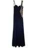 Cachet 100% Polyester 100% Polyester Solid Blue Cocktail Dress Size 2 - photo 2