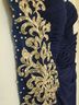 Cachet 100% Polyester 100% Polyester Solid Blue Cocktail Dress Size 2 - photo 7