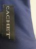 Cachet 100% Polyester 100% Polyester Solid Blue Cocktail Dress Size 2 - photo 3