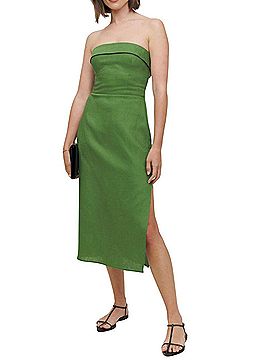 a line v neck knee length chiffon cocktail dress Simple Short A Line V-neck Knee Length Chiffon Bridesmaid Dress White / US2 main image 0