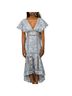 ASOS 100% Polyester Gray Cocktail Dress Size 0 - photo 1