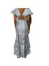 ASOS 100% Polyester Gray Cocktail Dress Size 0 - photo 2