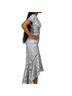 ASOS 100% Polyester Gray Cocktail Dress Size 0 - photo 4