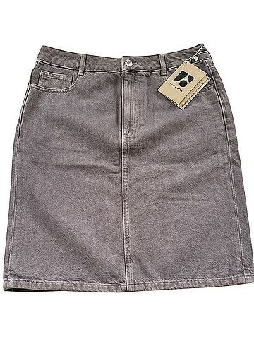 Frank & Oak A-Line Denim Skirt Active Skirt (view 1)